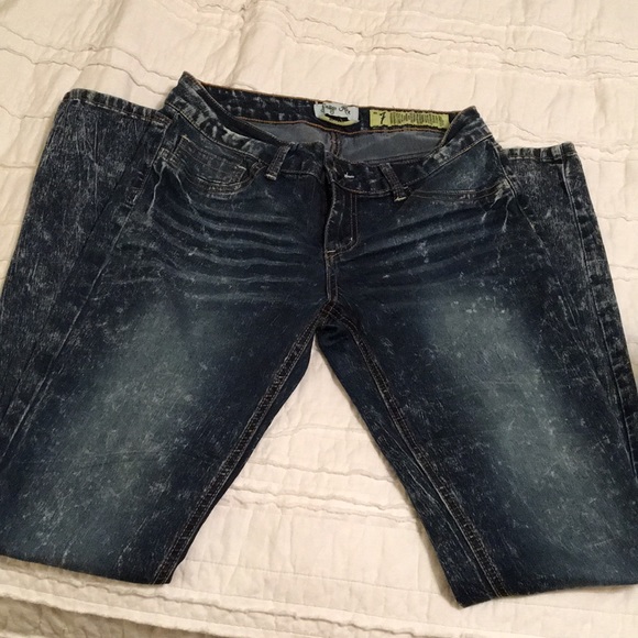 Indigo Rein Denim - Acid washed skinny jeans